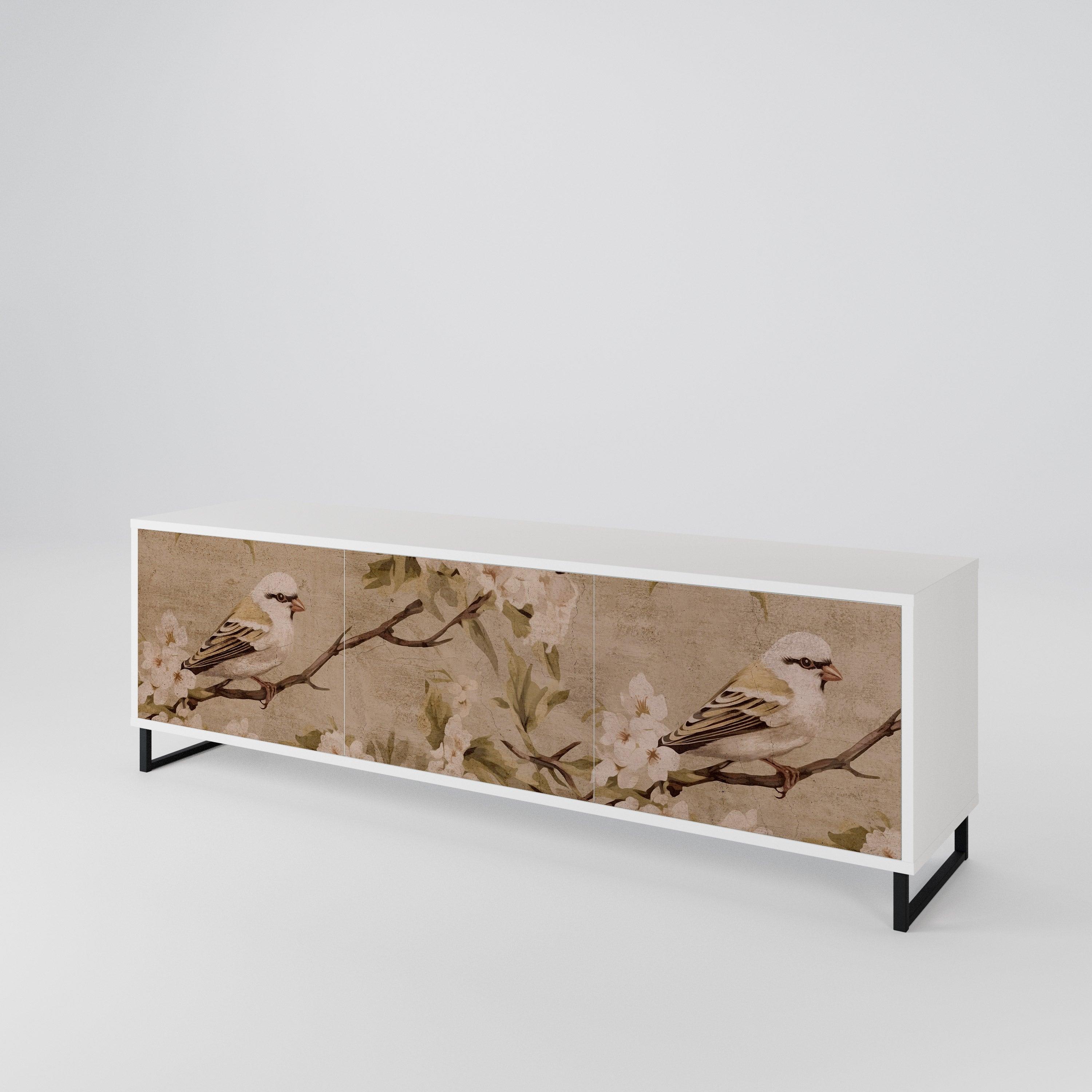 PETAL DISTINGUISH Třídveřový TV stolek