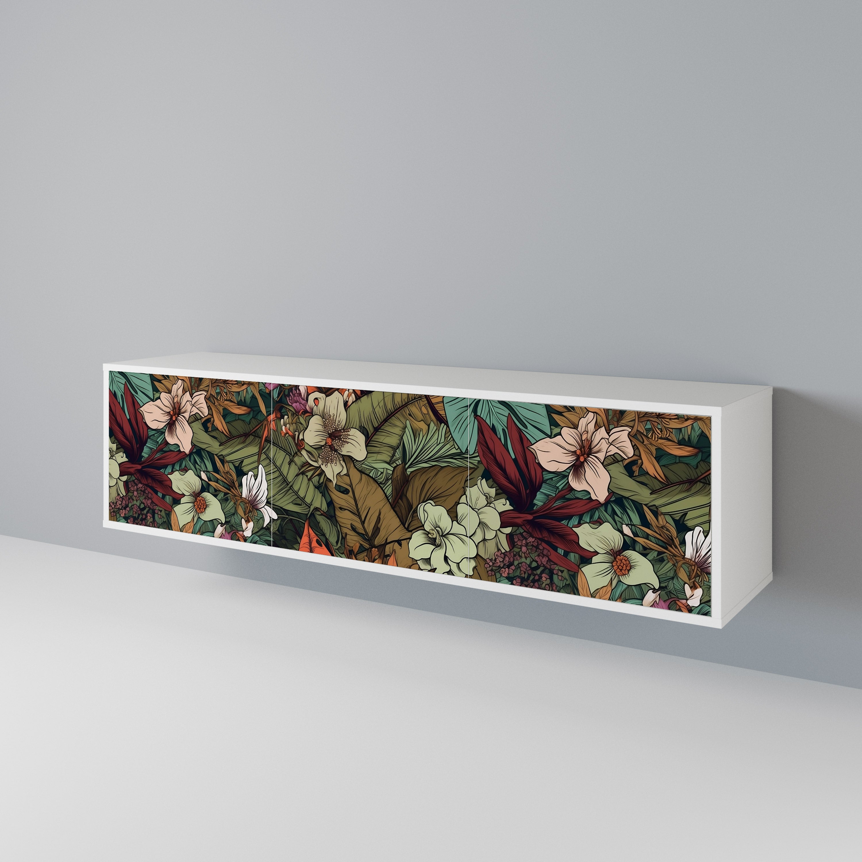 BOTANICAL EMERGENCE Třídveřový TV stolek