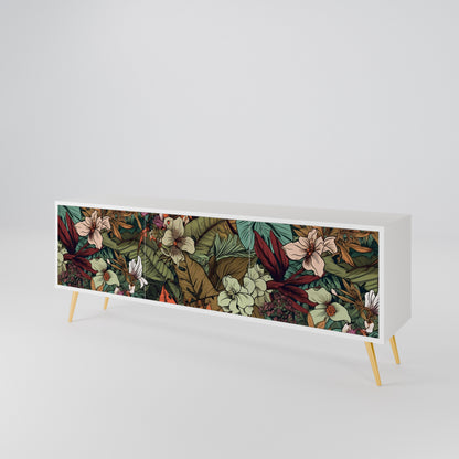 BOTANICAL EMERGENCE Třídveřový TV stolek