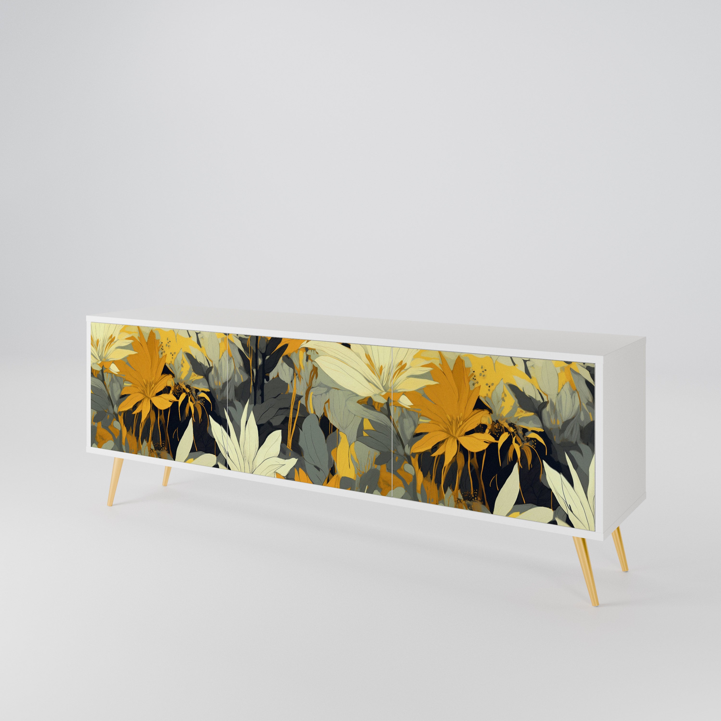 SUNKISSED LILY Třídveřový TV stolek