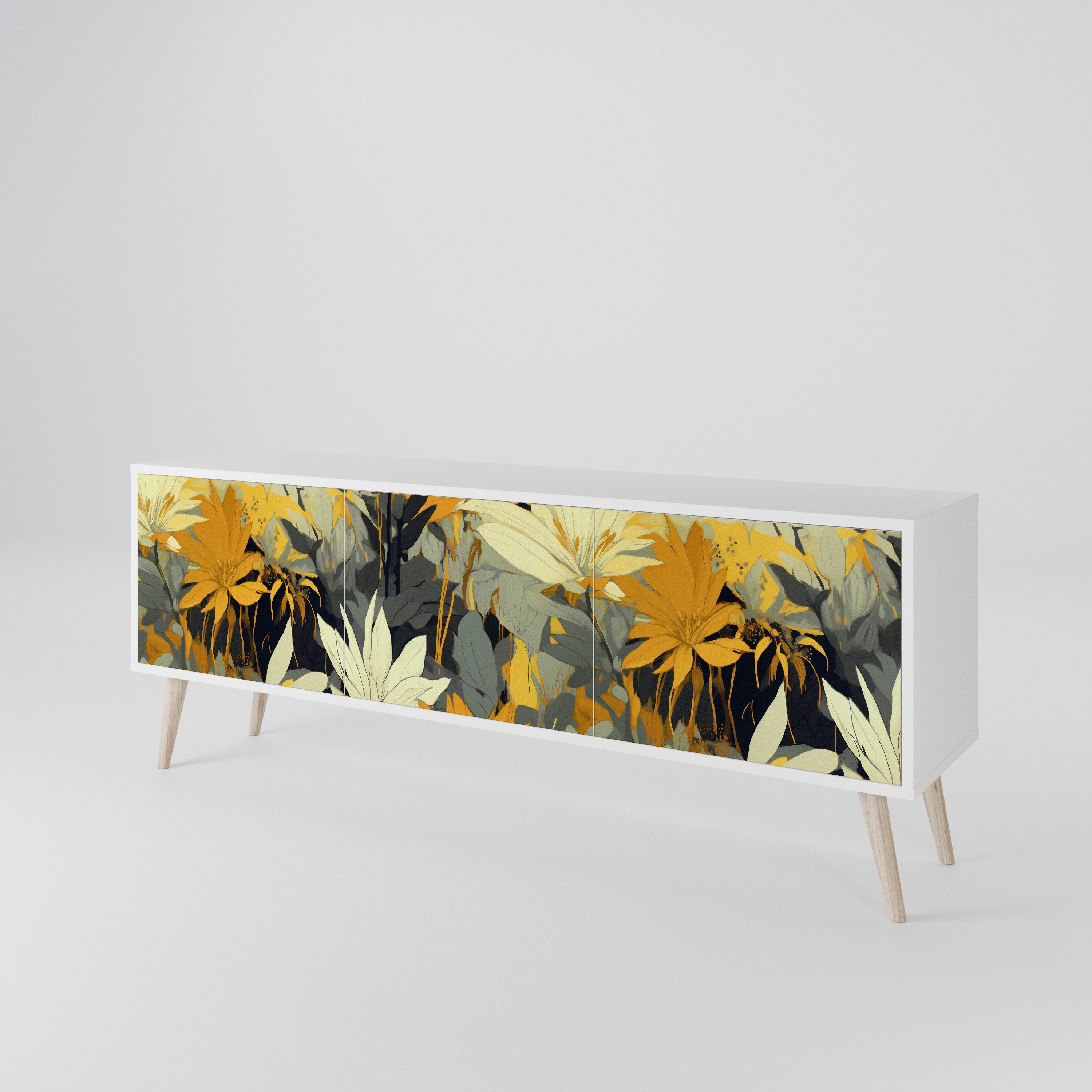 SUNKISSED LILY Třídveřový TV stolek