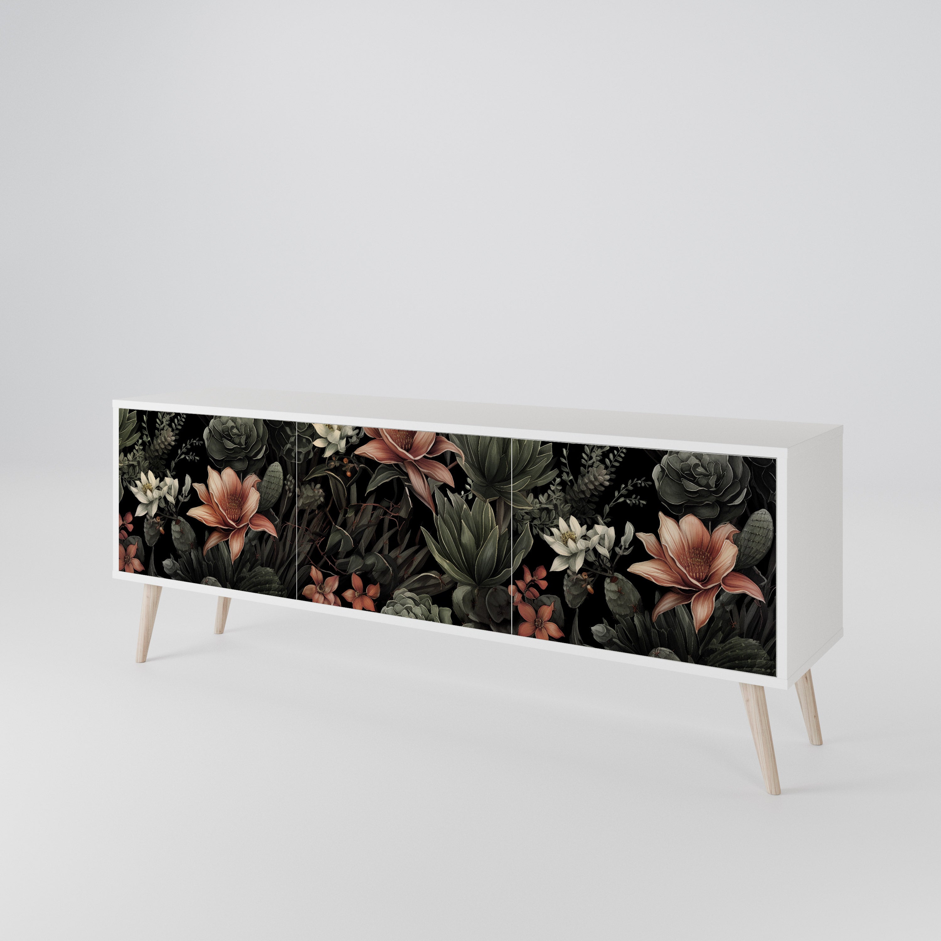 SECRET VERDURE Třídveřový TV stolek