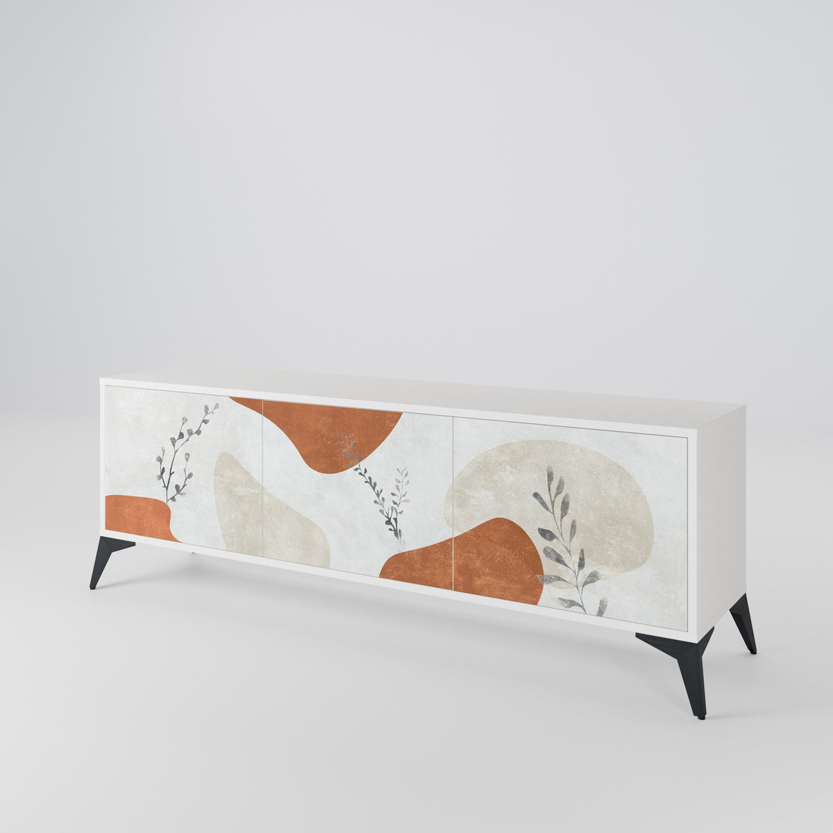 TRANQUIL TWIG Třídveřový TV stolek
