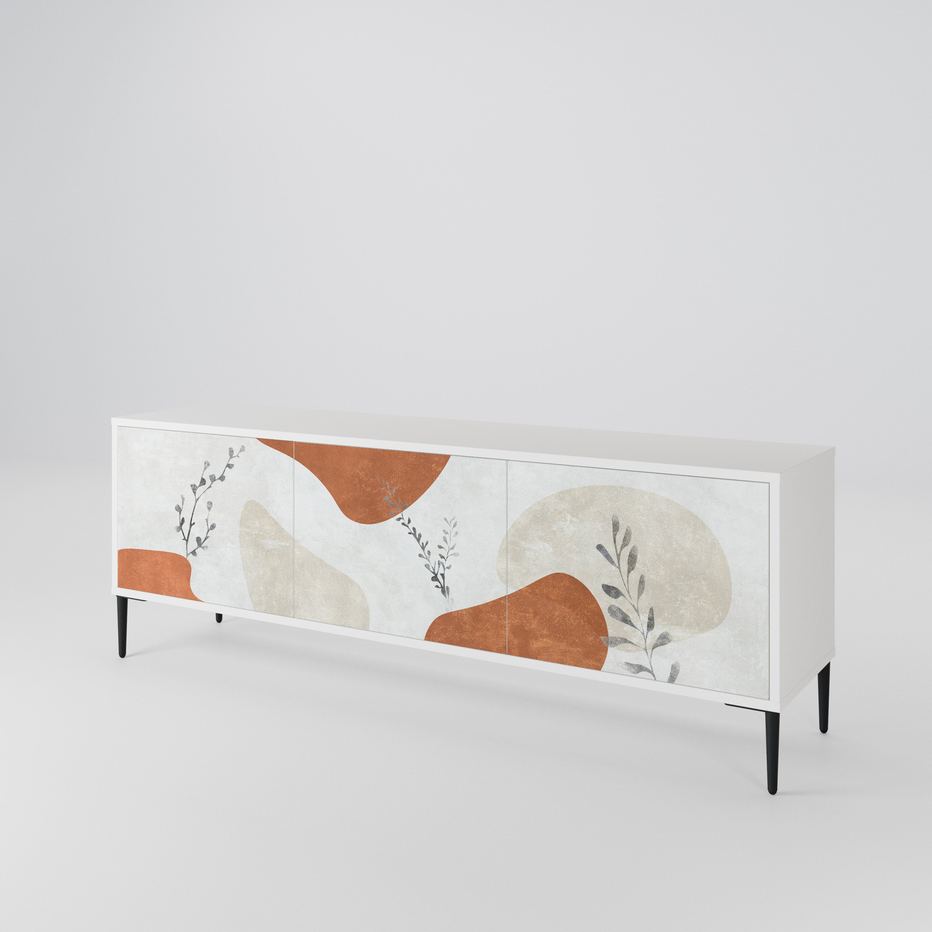 TRANQUIL TWIG Třídveřový TV stolek