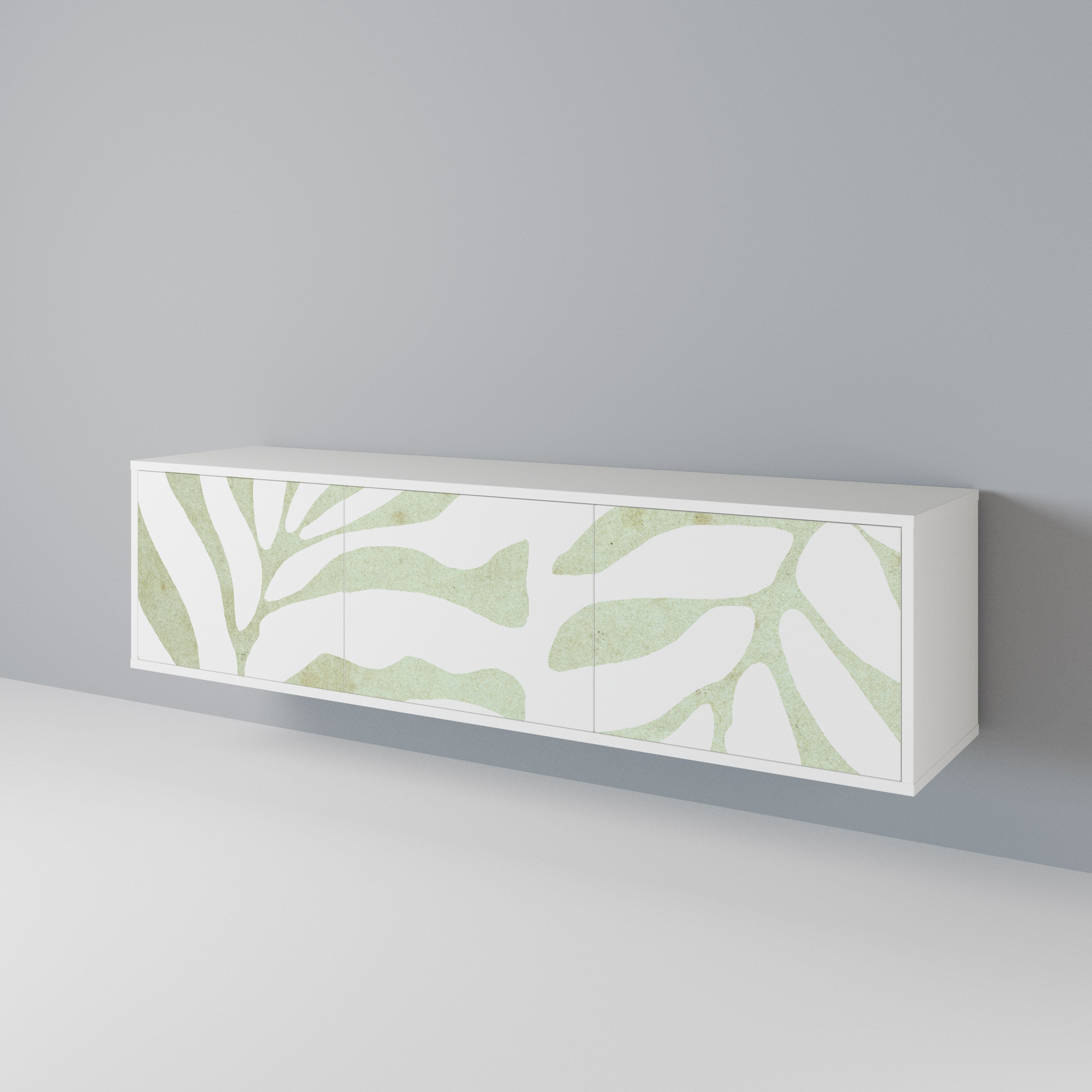 BOTANICAL SPARK Třídveřový TV stolek