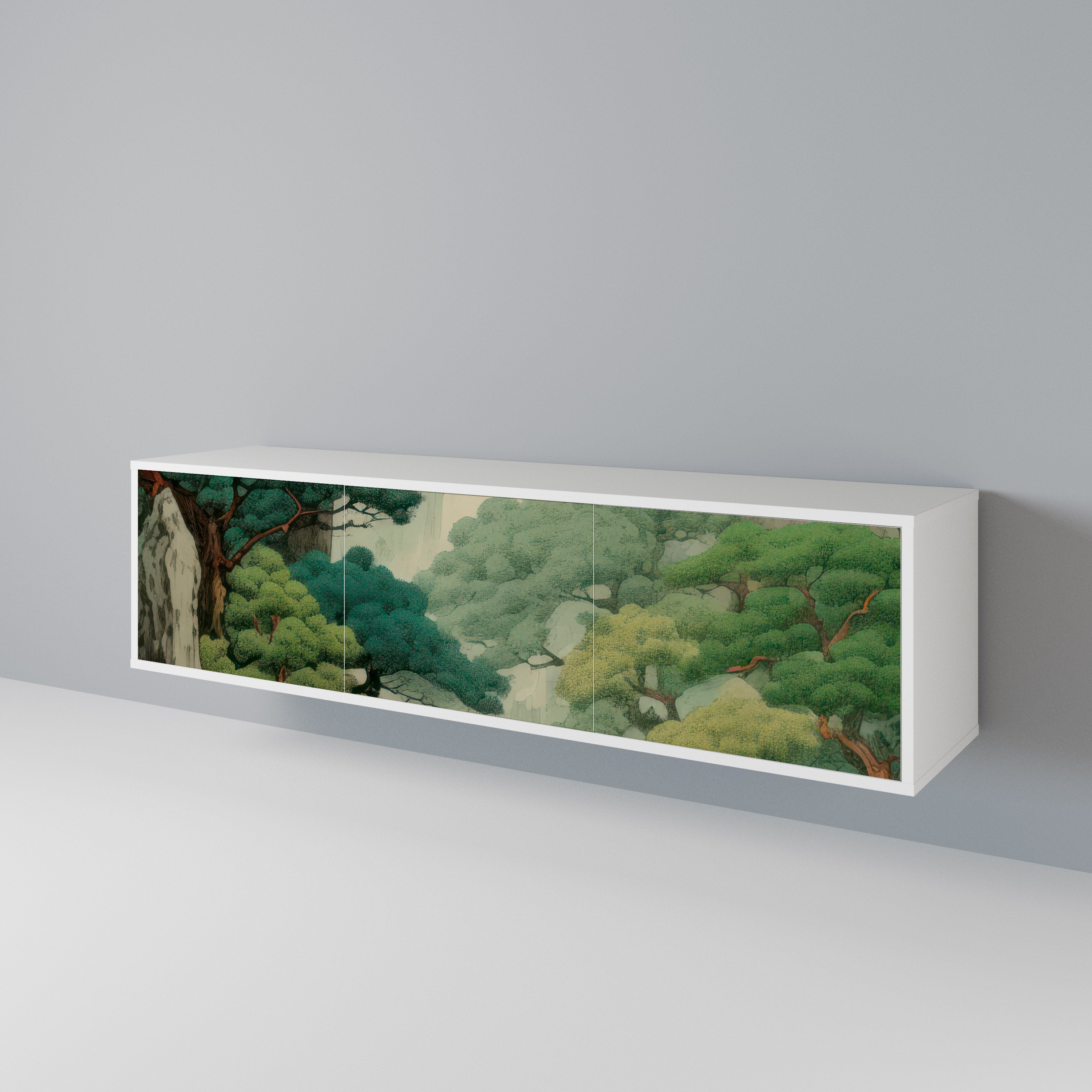 VERDURE ABYSS Třídveřový TV stolek
