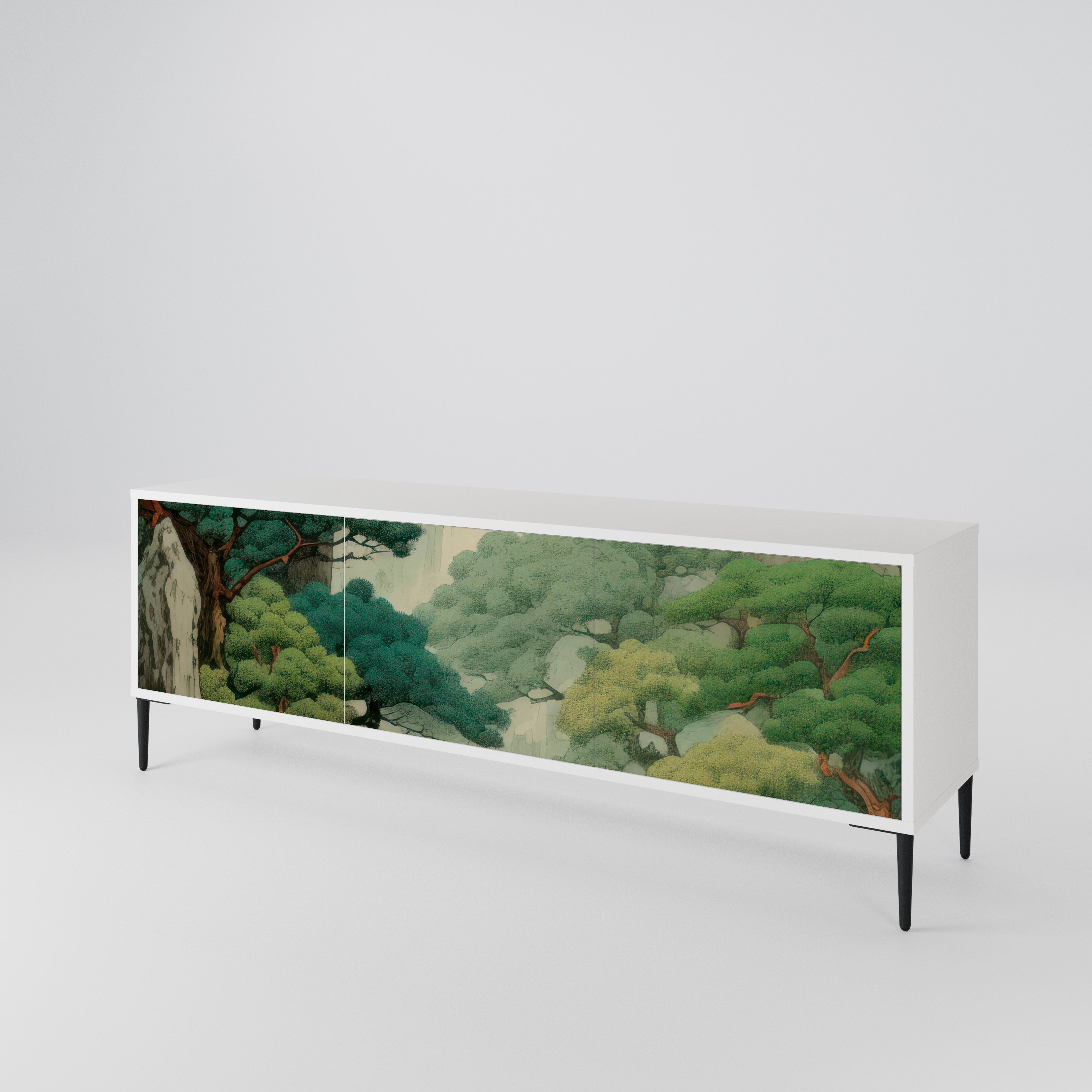 VERDURE ABYSS Třídveřový TV stolek