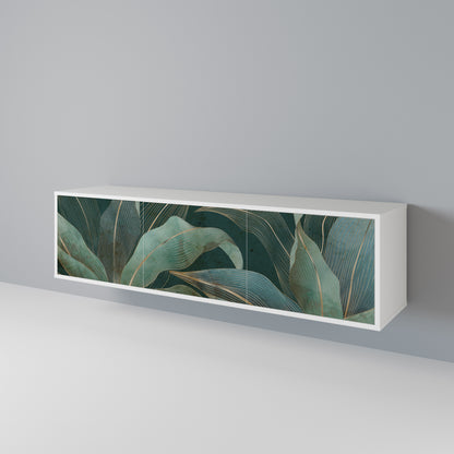 ROYAL GREEN Třídveřový TV stolek