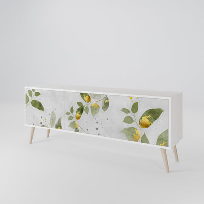 ELEGANT BOTANICS Třídveřový TV stolek