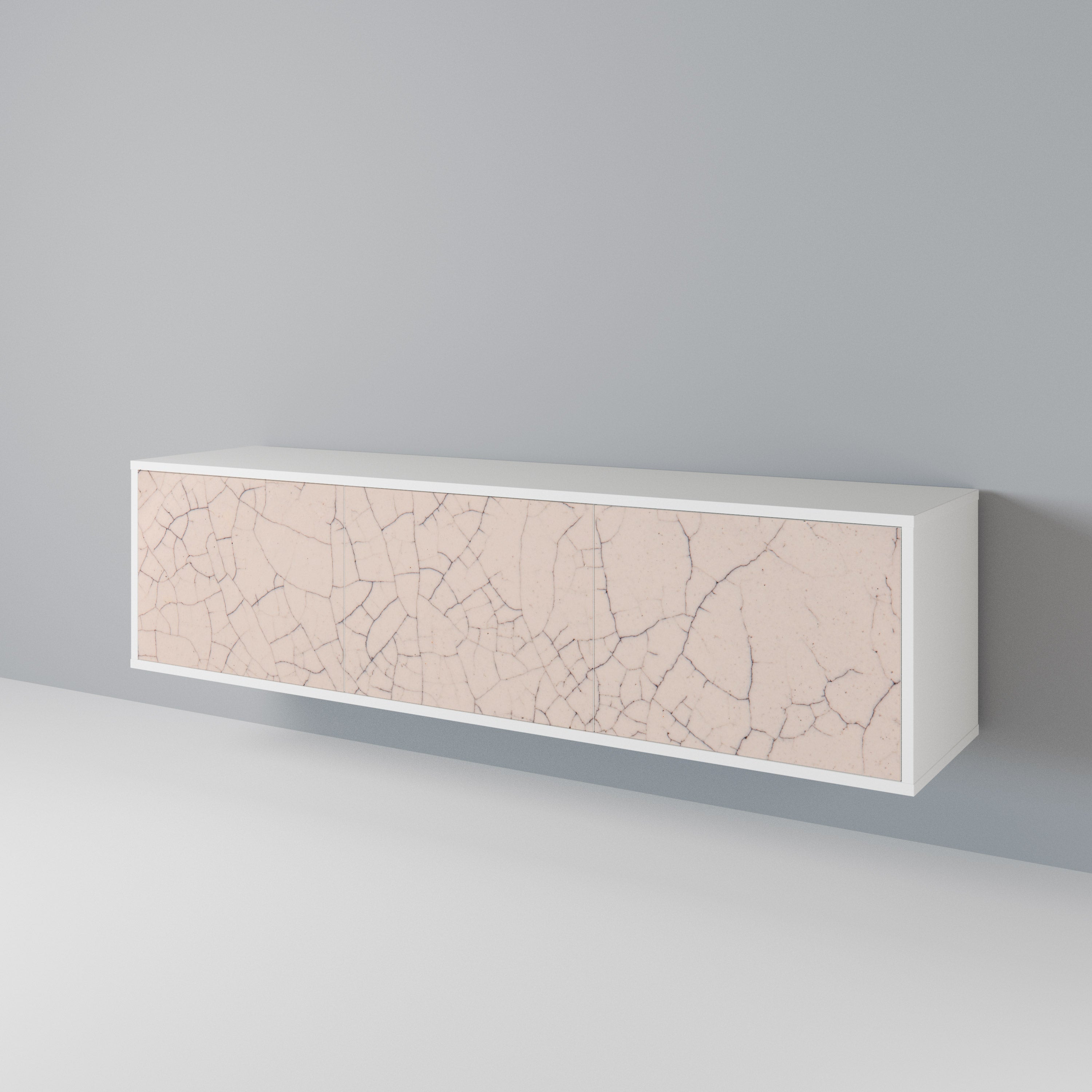 CERAMIC TEXTURE Třídveřový TV stolek