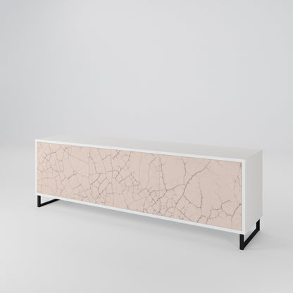 CERAMIC TEXTURE Třídveřový TV stolek