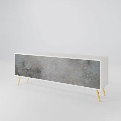 CONCRETE WALL Třídveřový TV stolek