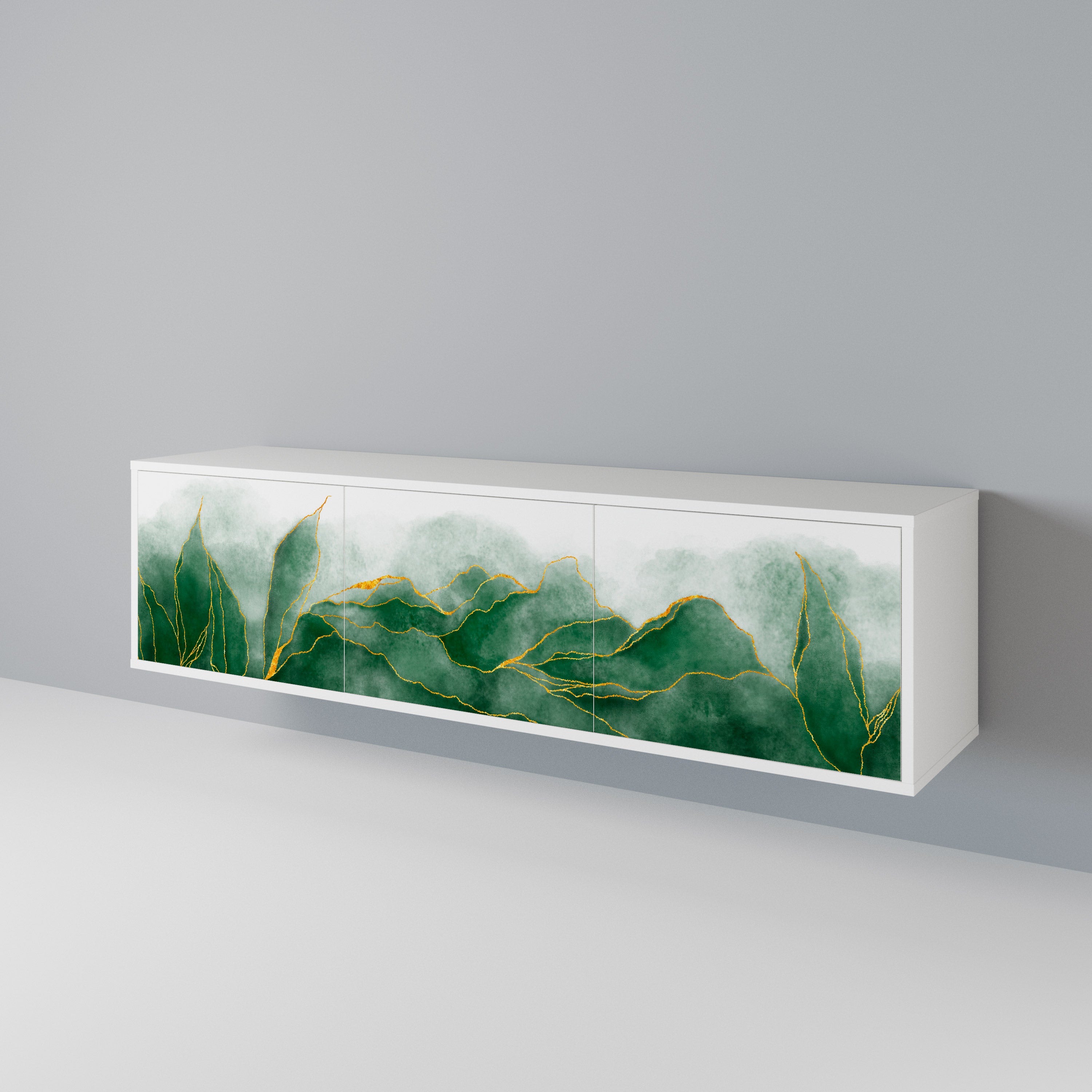 EXPENSIVE NATURE Třídveřový TV stolek