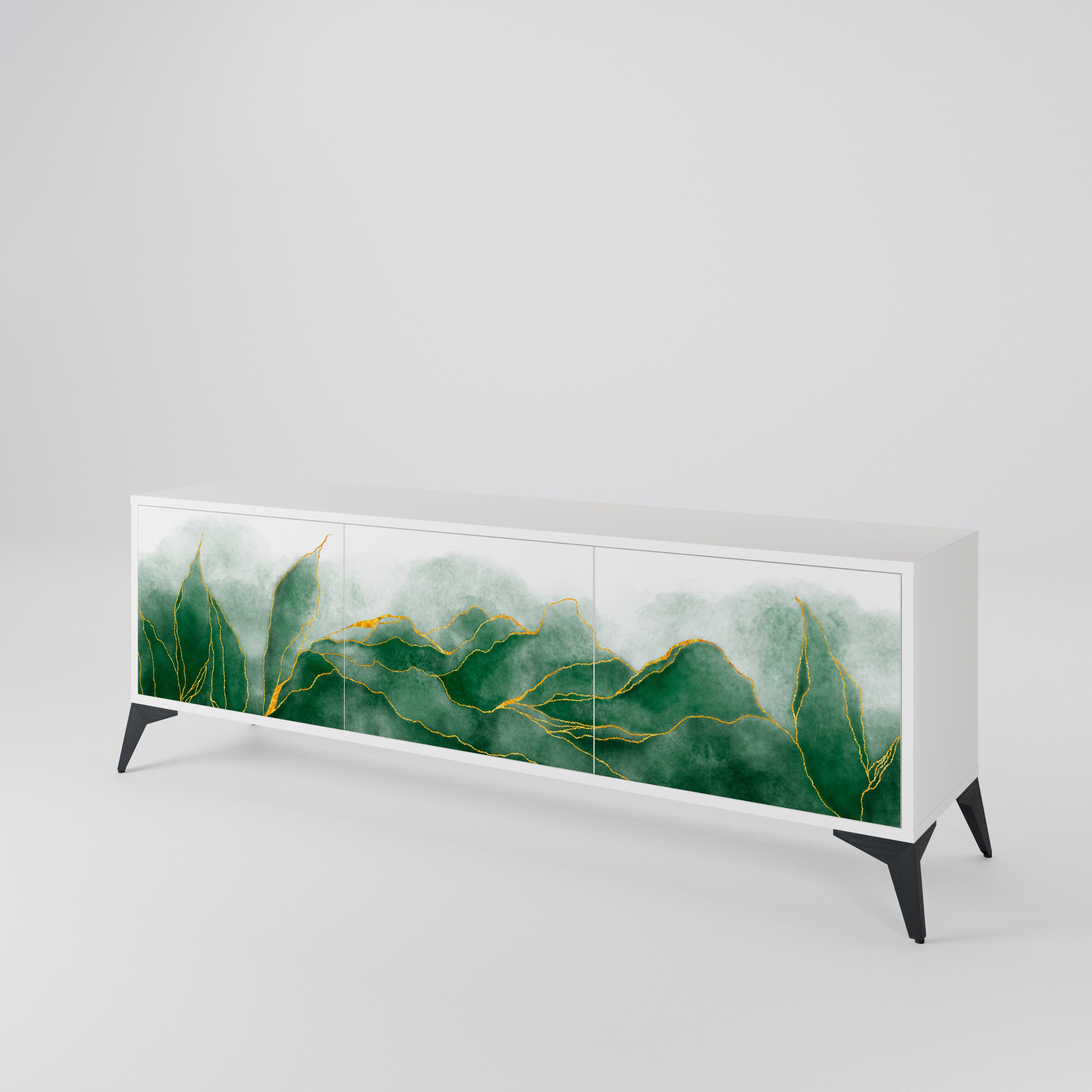 EXPENSIVE NATURE Třídveřový TV stolek