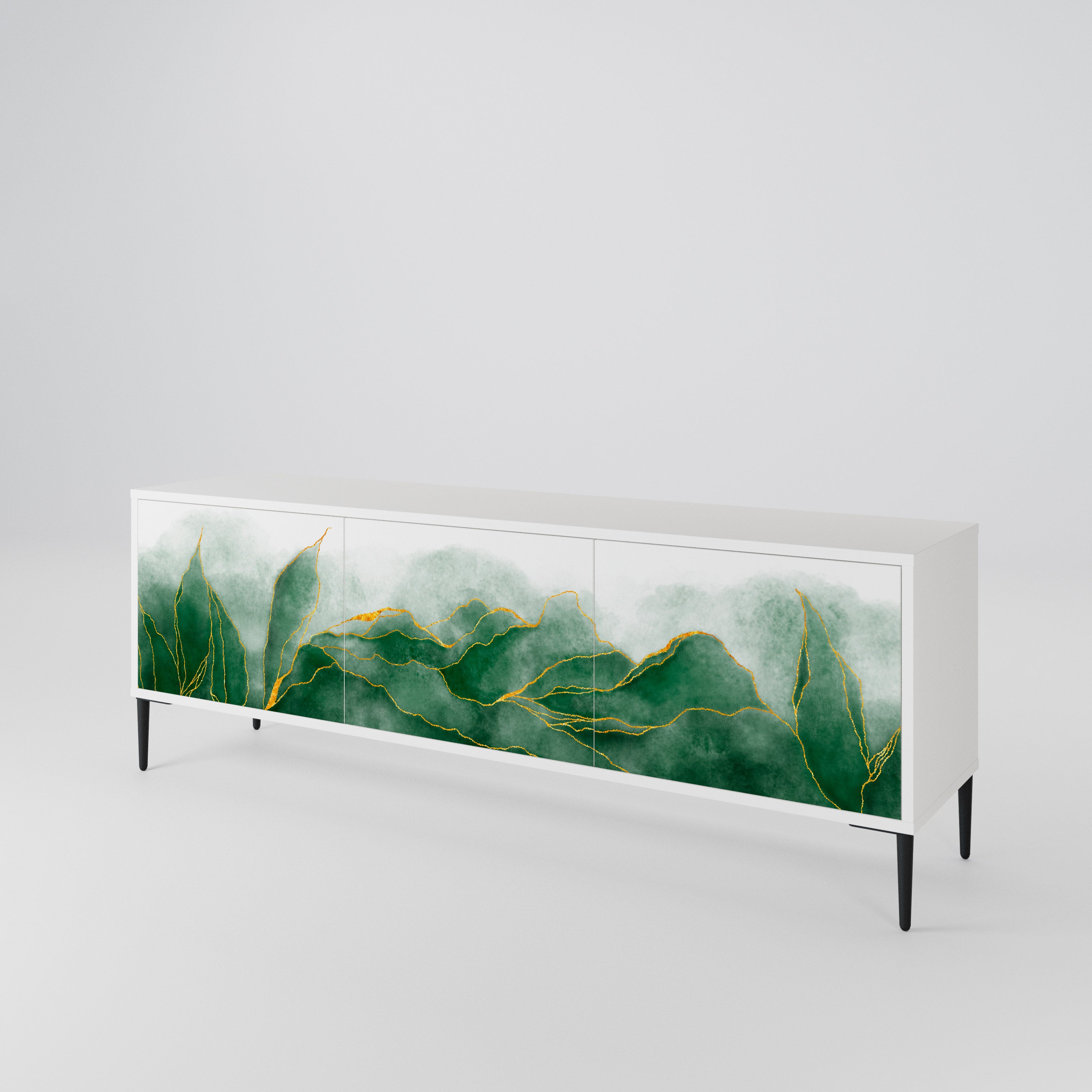 EXPENSIVE NATURE Třídveřový TV stolek