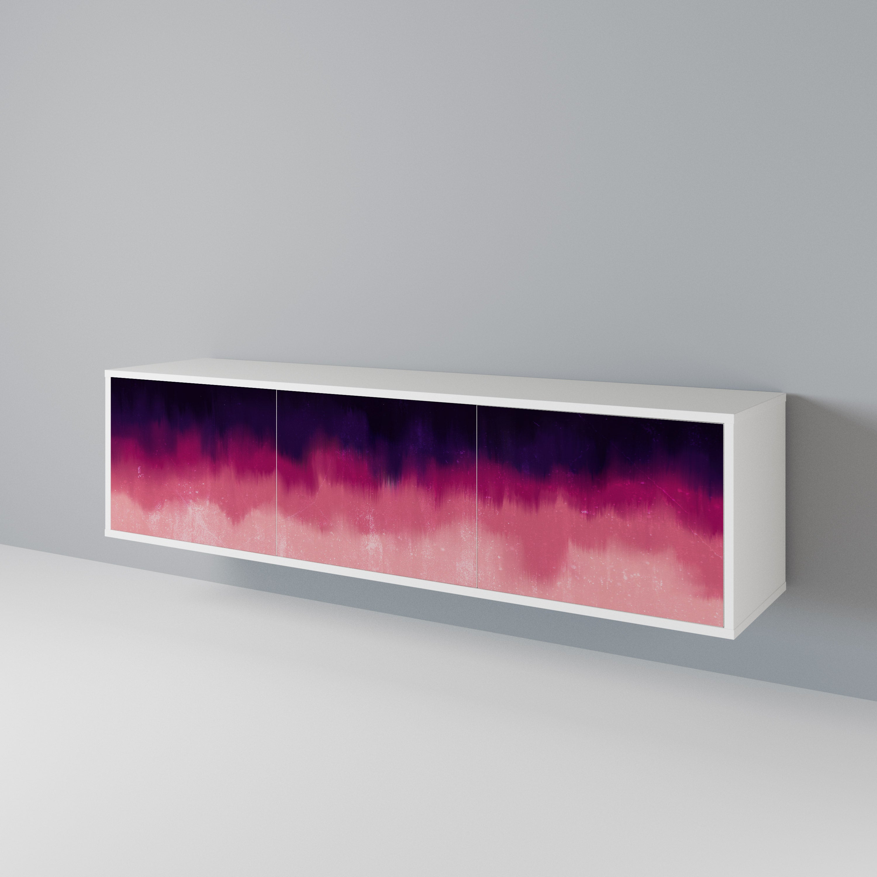 AURORA BOREALIS Třídveřový TV stolek