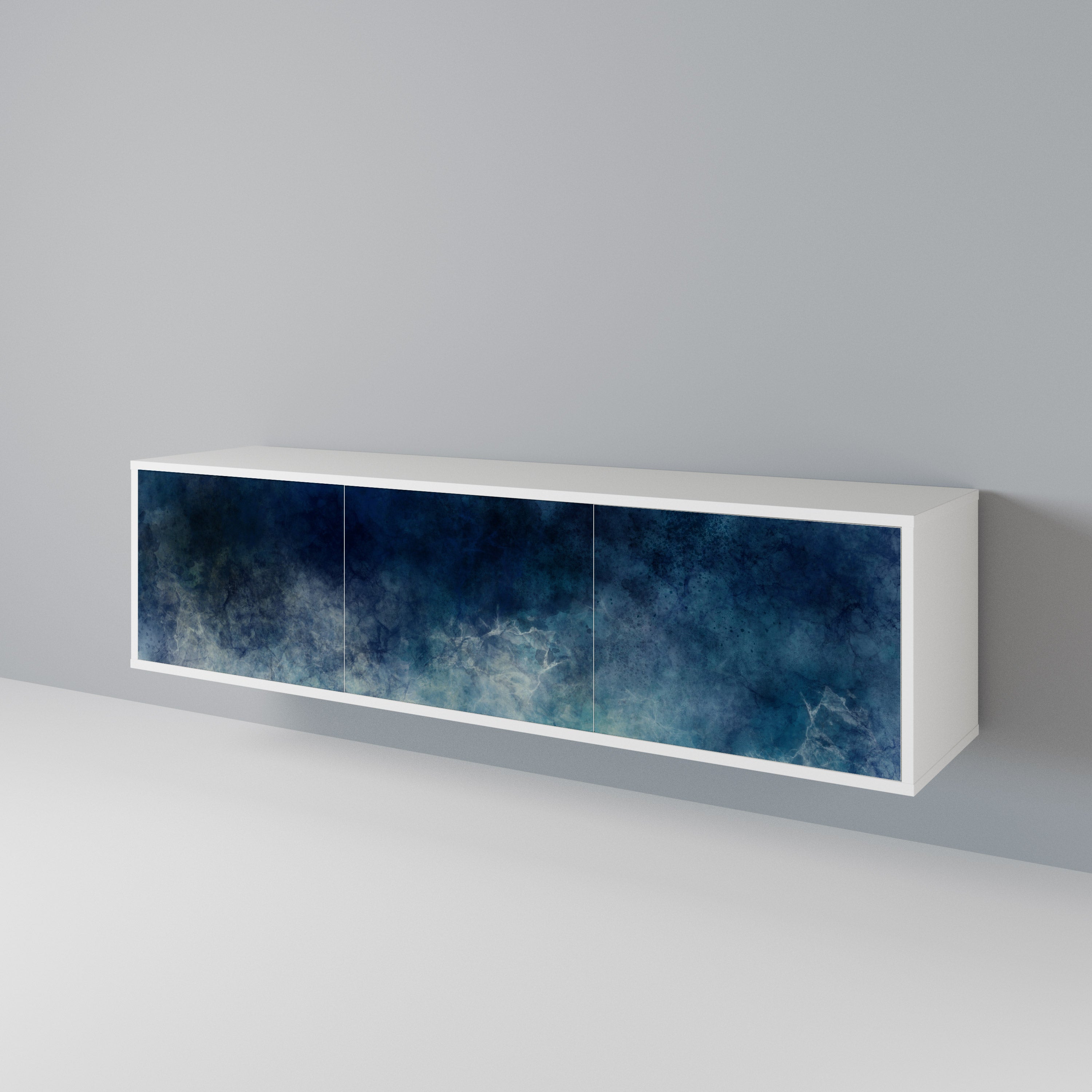 CELESTIAL FALL Třídveřový TV stolek