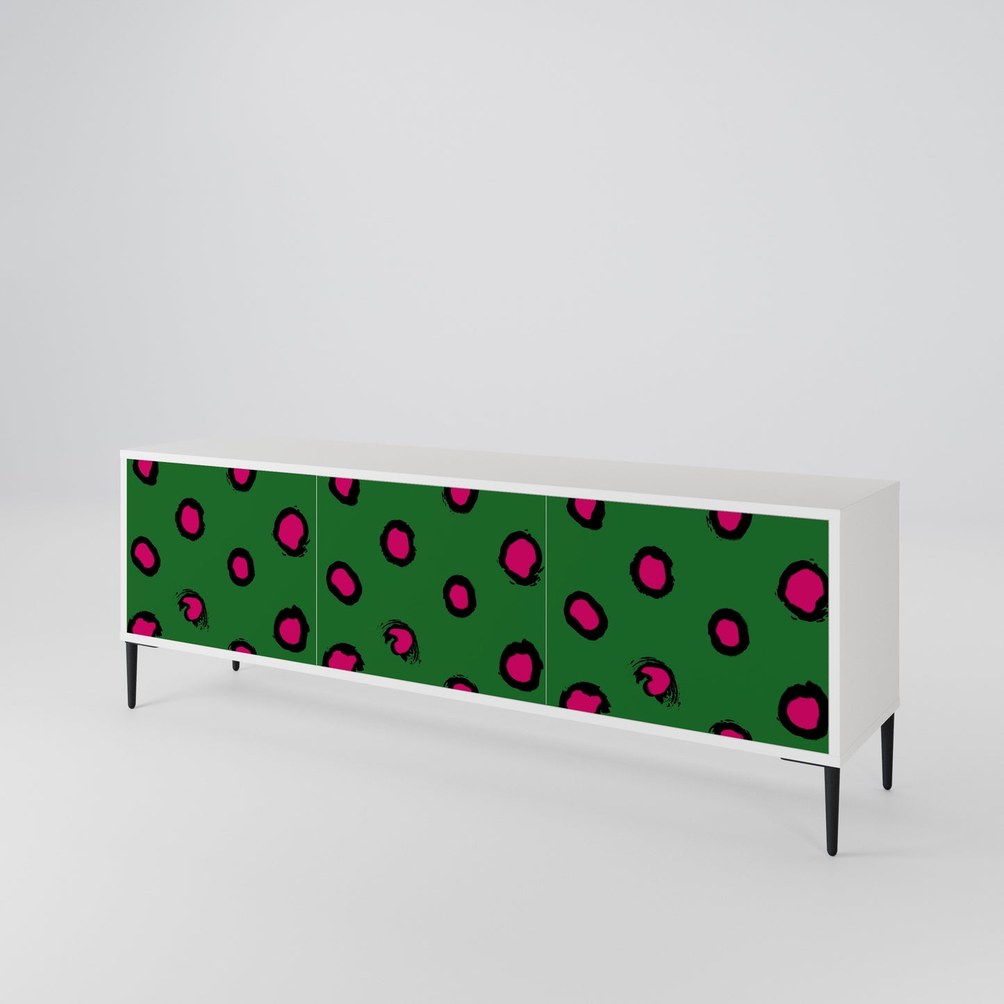 FUNKY SPOTS Třídveřový TV stolek