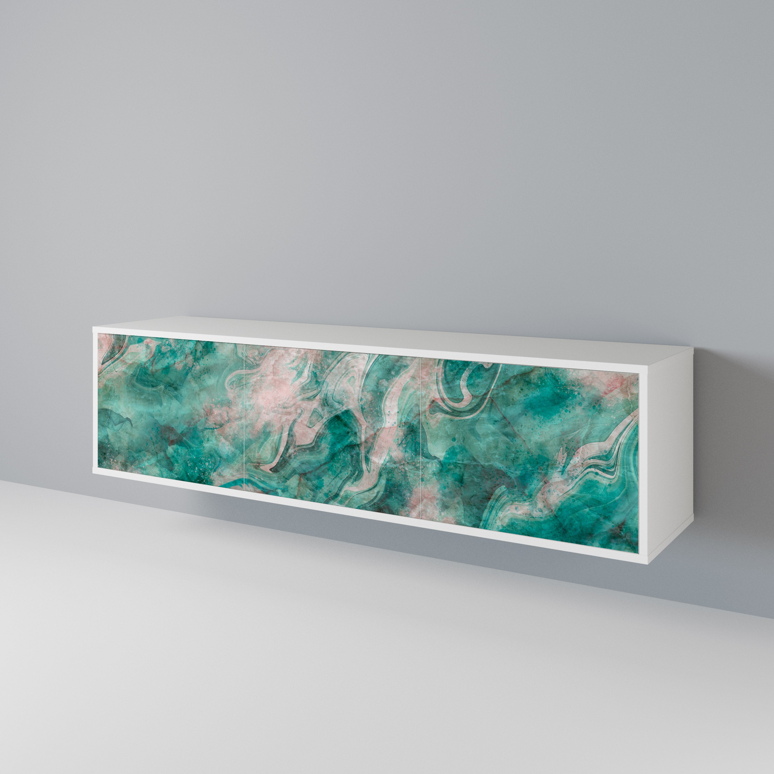 ABSTRACT ALCHEMY Třídveřový TV stolek
