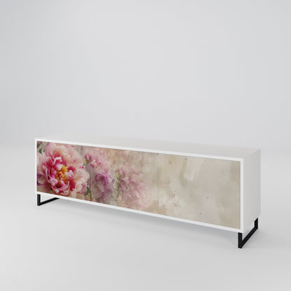 PEONY WHISPER Třídveřový TV stolek