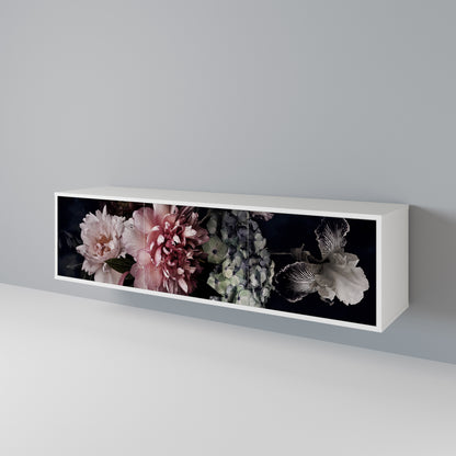 PURE BLOSSOM Třídveřový TV stolek