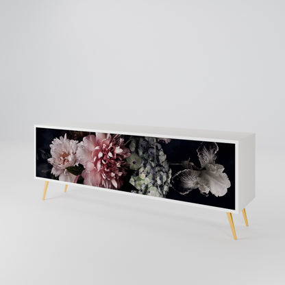 PURE BLOSSOM Třídveřový TV stolek