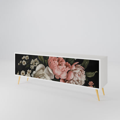 LUSH ELEGANCE Třídveřový TV stolek