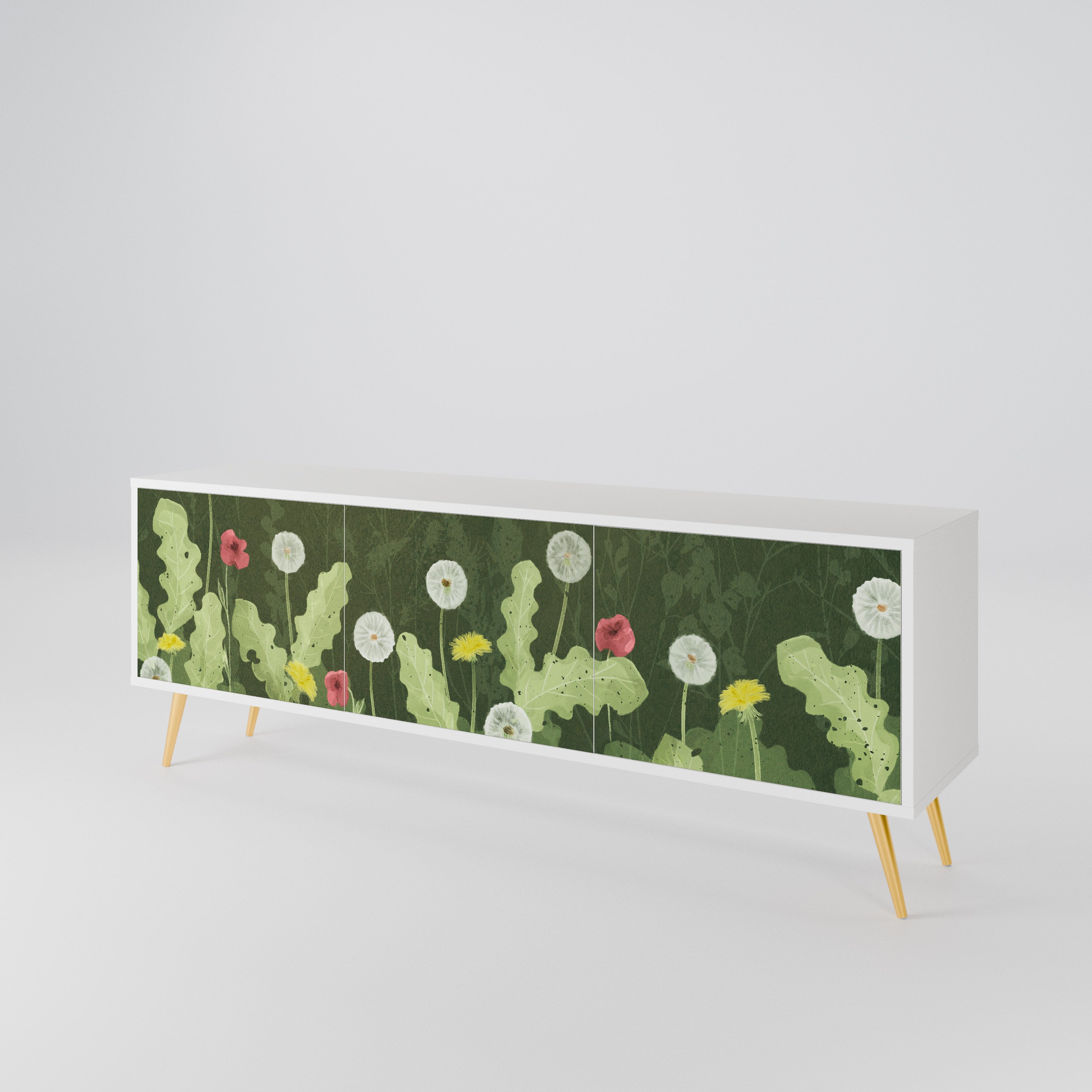 DANDELION AMUSE Třídveřový TV stolek