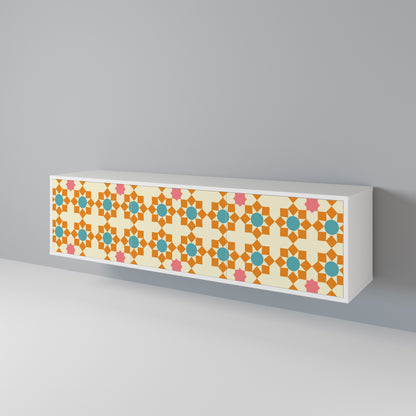 FLORAL DECOR Třídveřový TV stolek