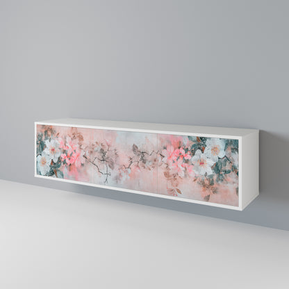 CHERRY BLOSSOM Třídveřový TV stolek