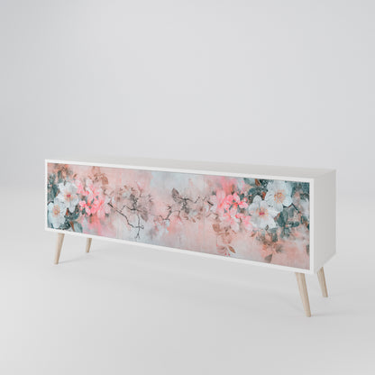 CHERRY BLOSSOM Třídveřový TV stolek