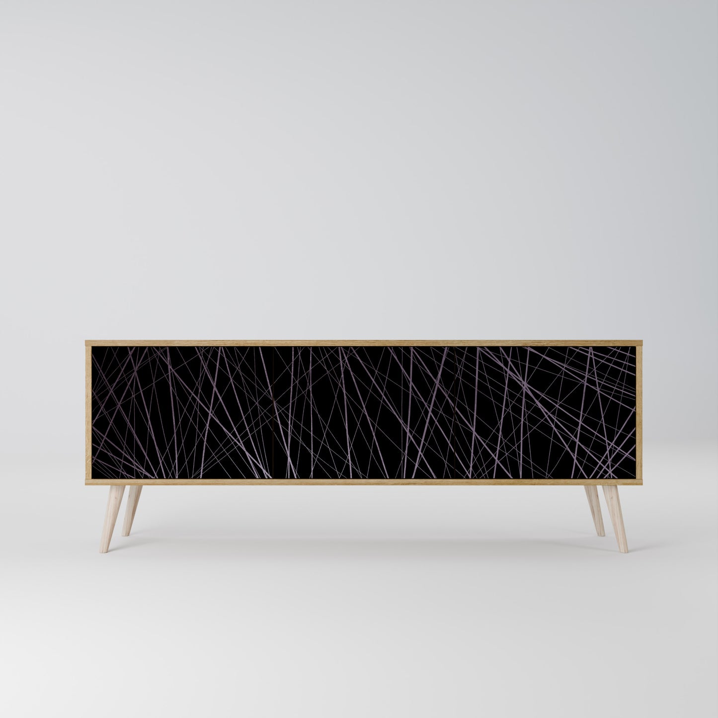 SHIMMER SPIDERGRAM Třídveřový TV stolek