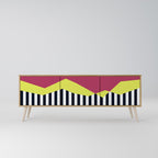 PIANO FANTASY Třídveřový TV stolek