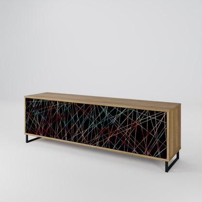 LUMINOUS SNARE Třídveřový TV stolek