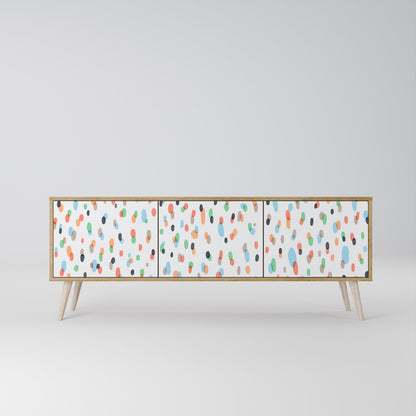 ENERGETIC SPOTS Třídveřový TV stolek