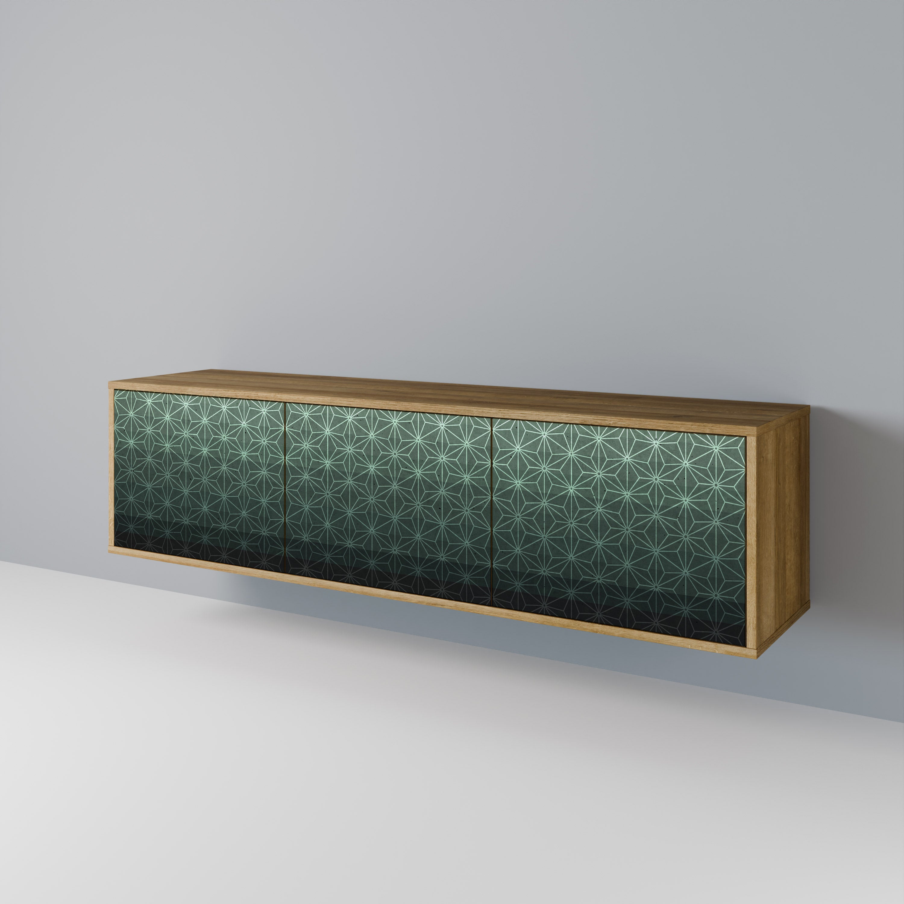 ORNAMENTAL GLIMMER Třídveřový TV stolek