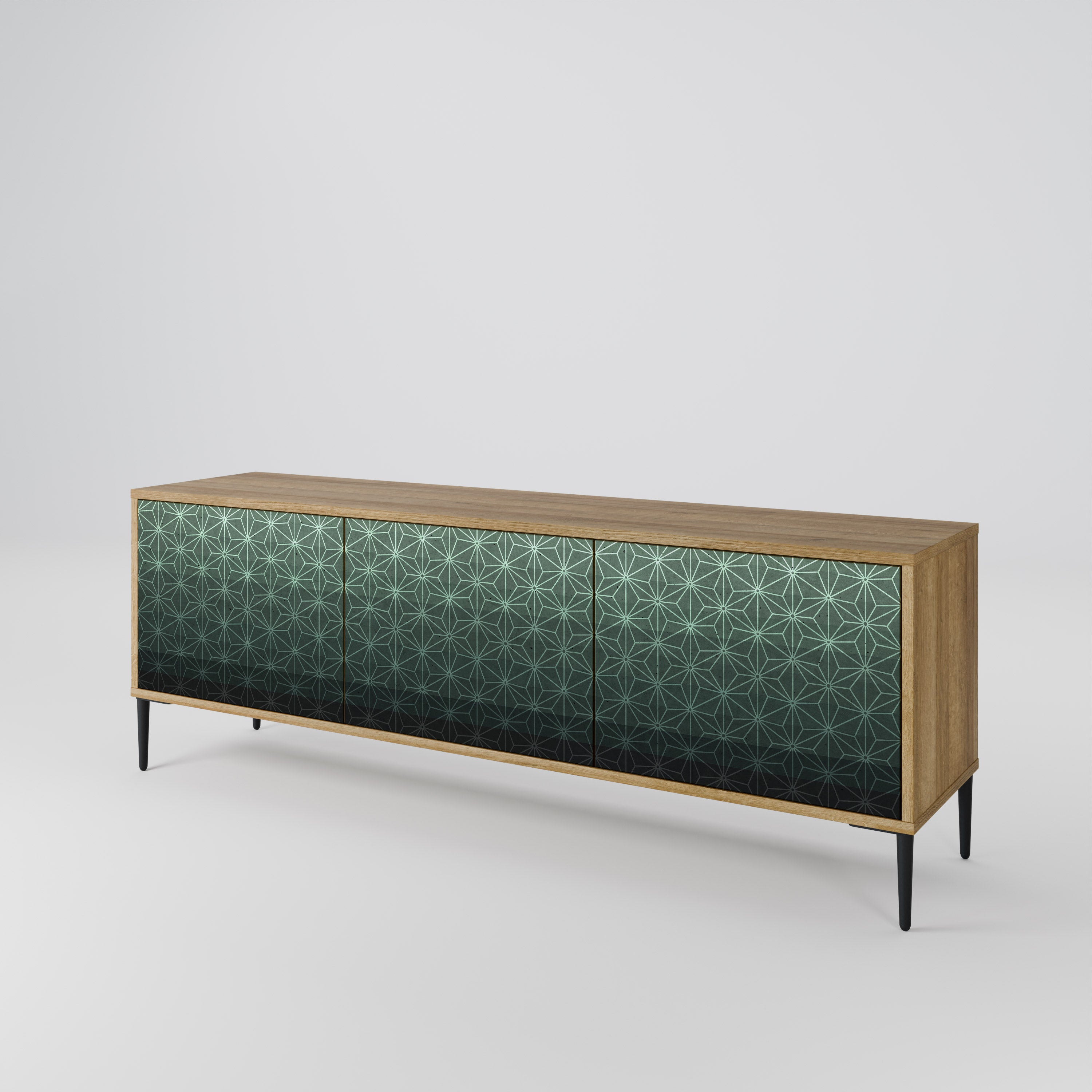 ORNAMENTAL GLIMMER Třídveřový TV stolek