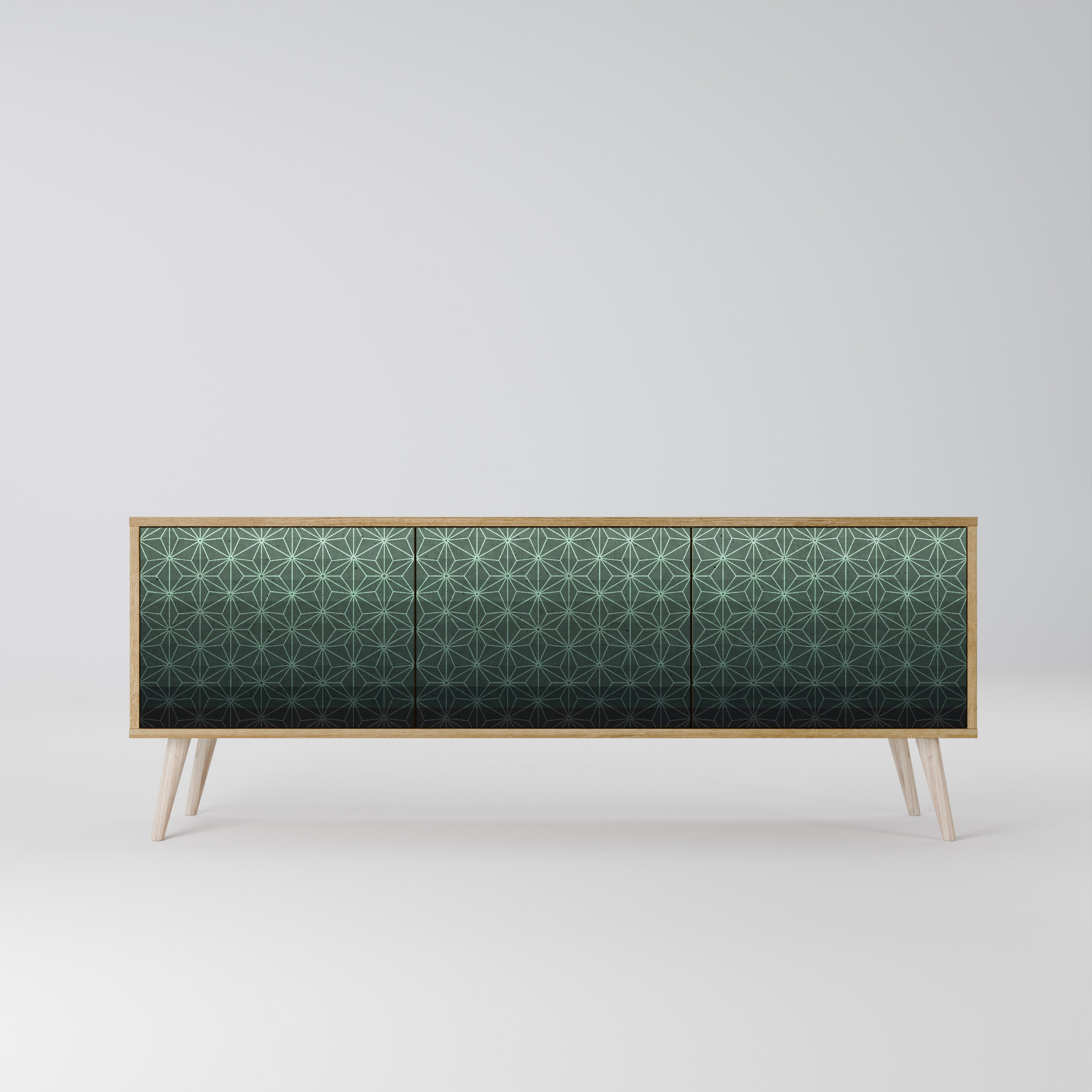 ORNAMENTAL GLIMMER Třídveřový TV stolek