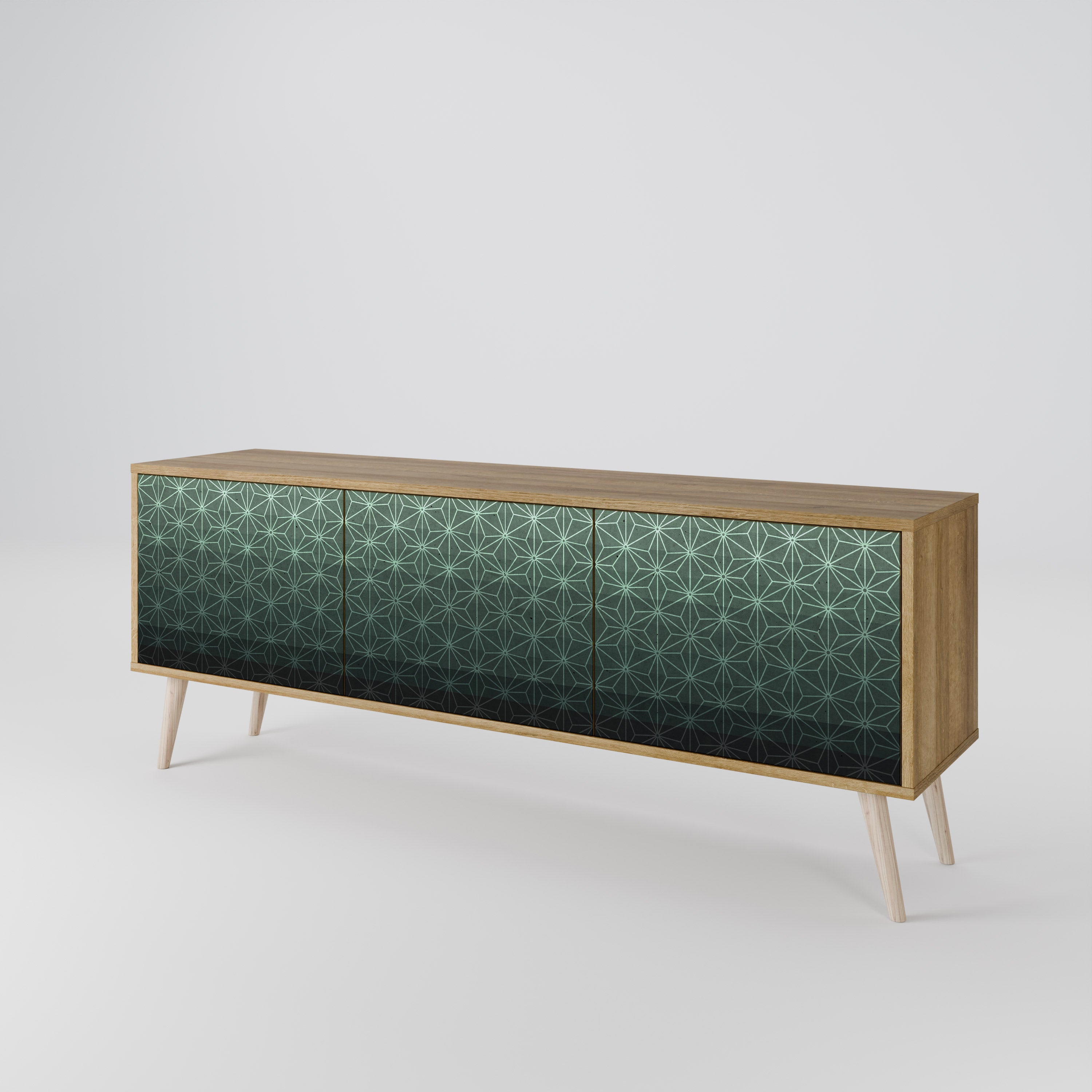 ORNAMENTAL GLIMMER Třídveřový TV stolek