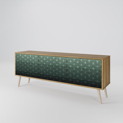 ORNAMENTAL GLIMMER Třídveřový TV stolek