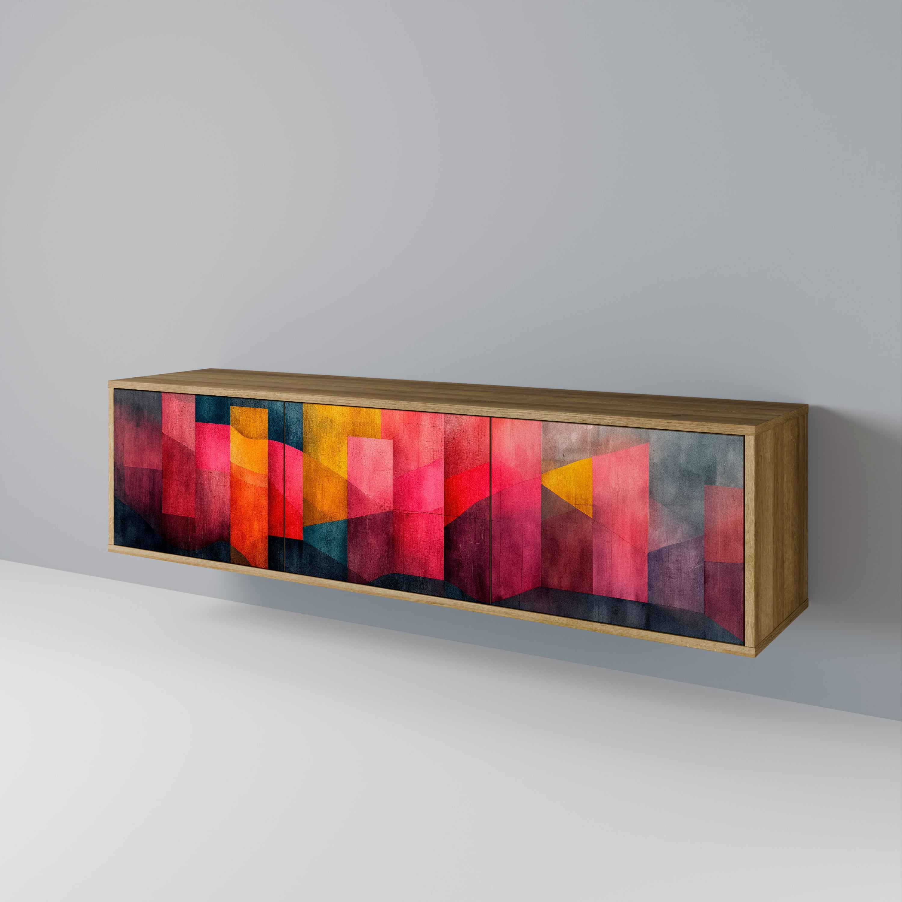 COLORFUL SOUNDS Třídveřový TV stolek