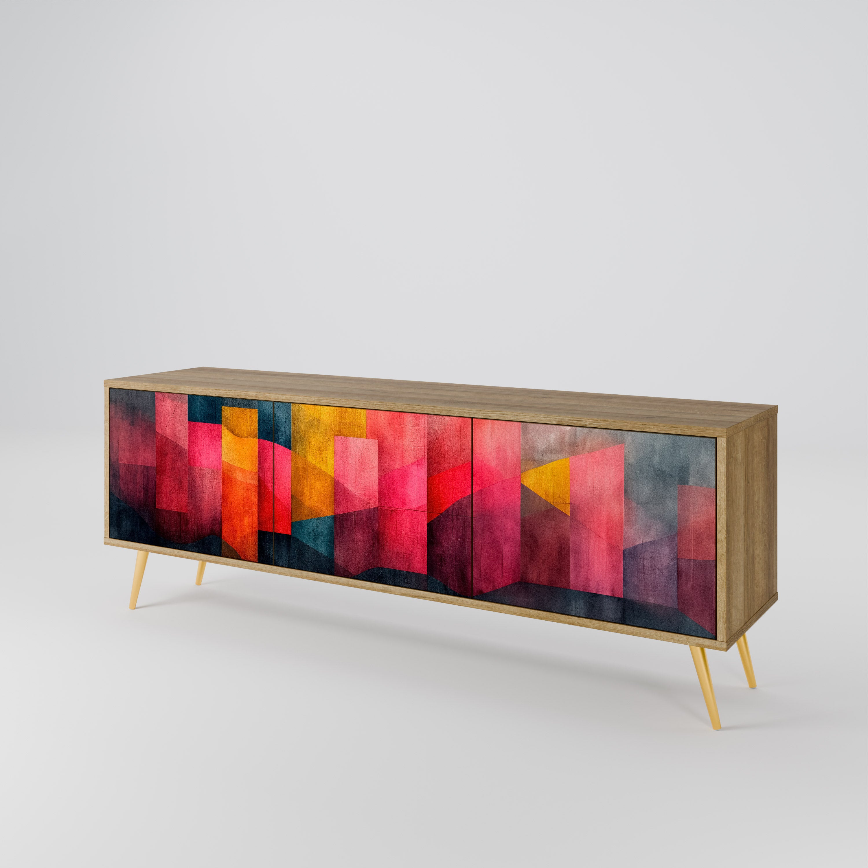 COLORFUL SOUNDS Třídveřový TV stolek