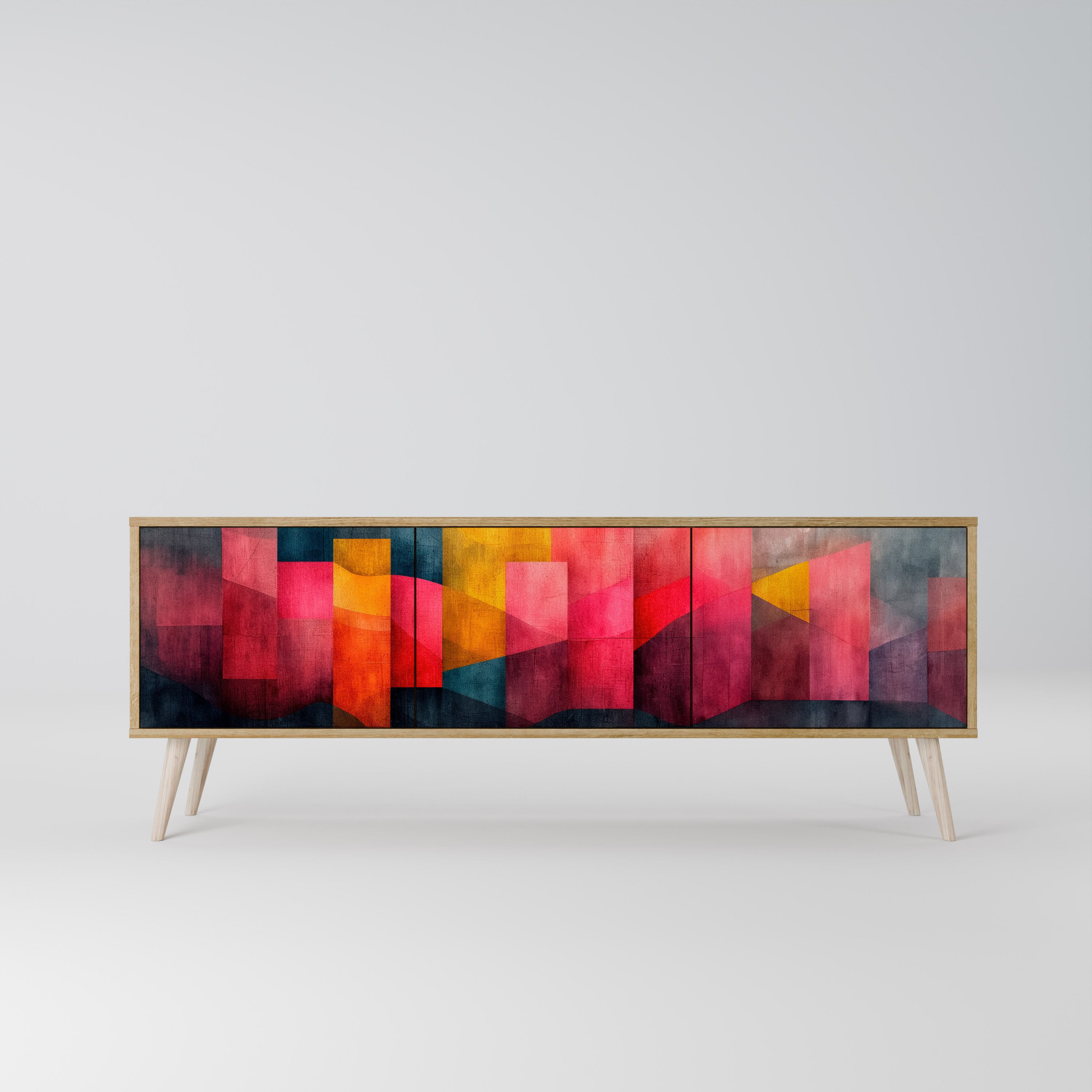 COLORFUL SOUNDS Třídveřový TV stolek