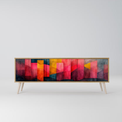 COLORFUL SOUNDS Třídveřový TV stolek