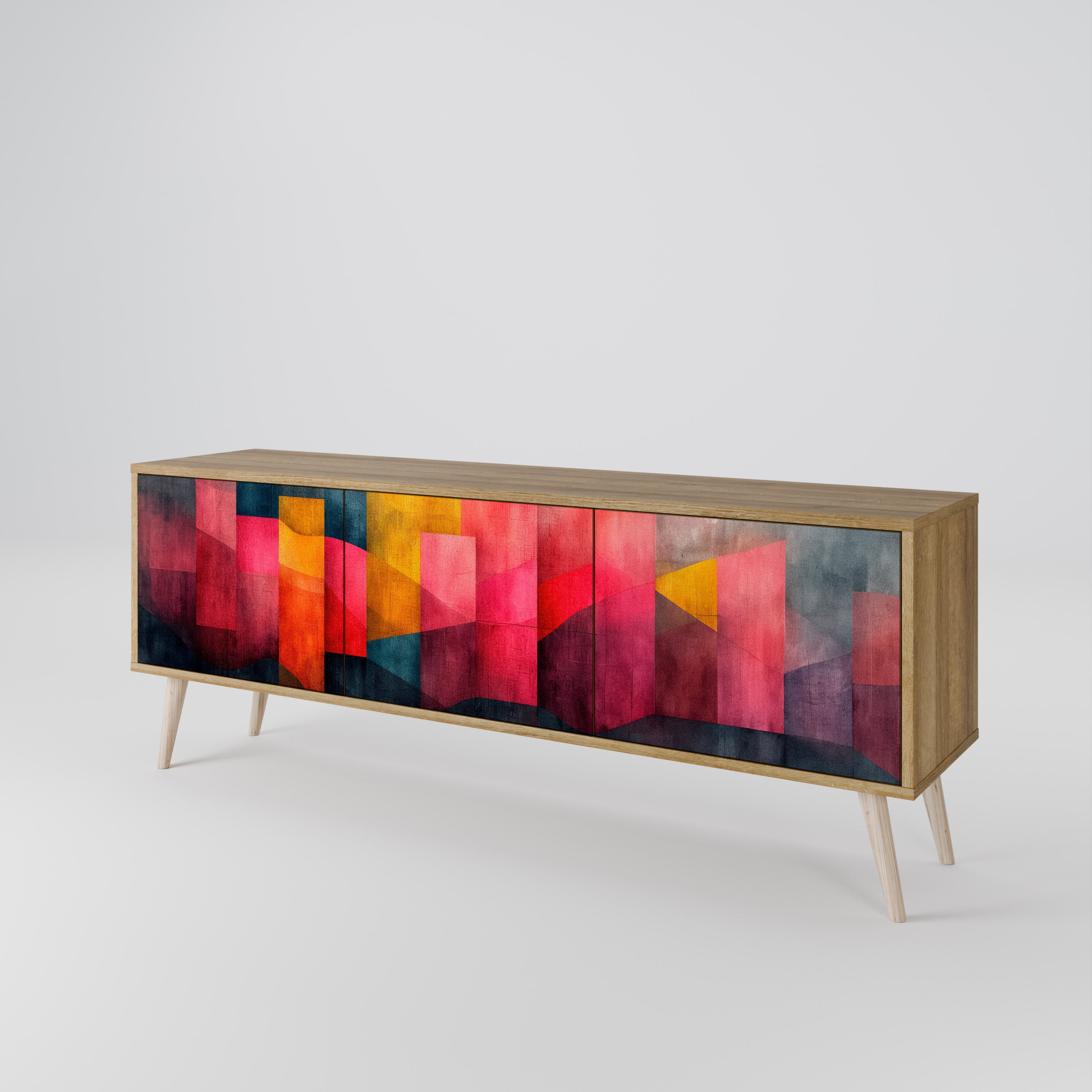 COLORFUL SOUNDS Třídveřový TV stolek