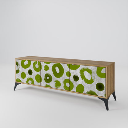 GREEN RHAPSODY Třídveřový TV stolek