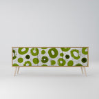 GREEN RHAPSODY Třídveřový TV stolek