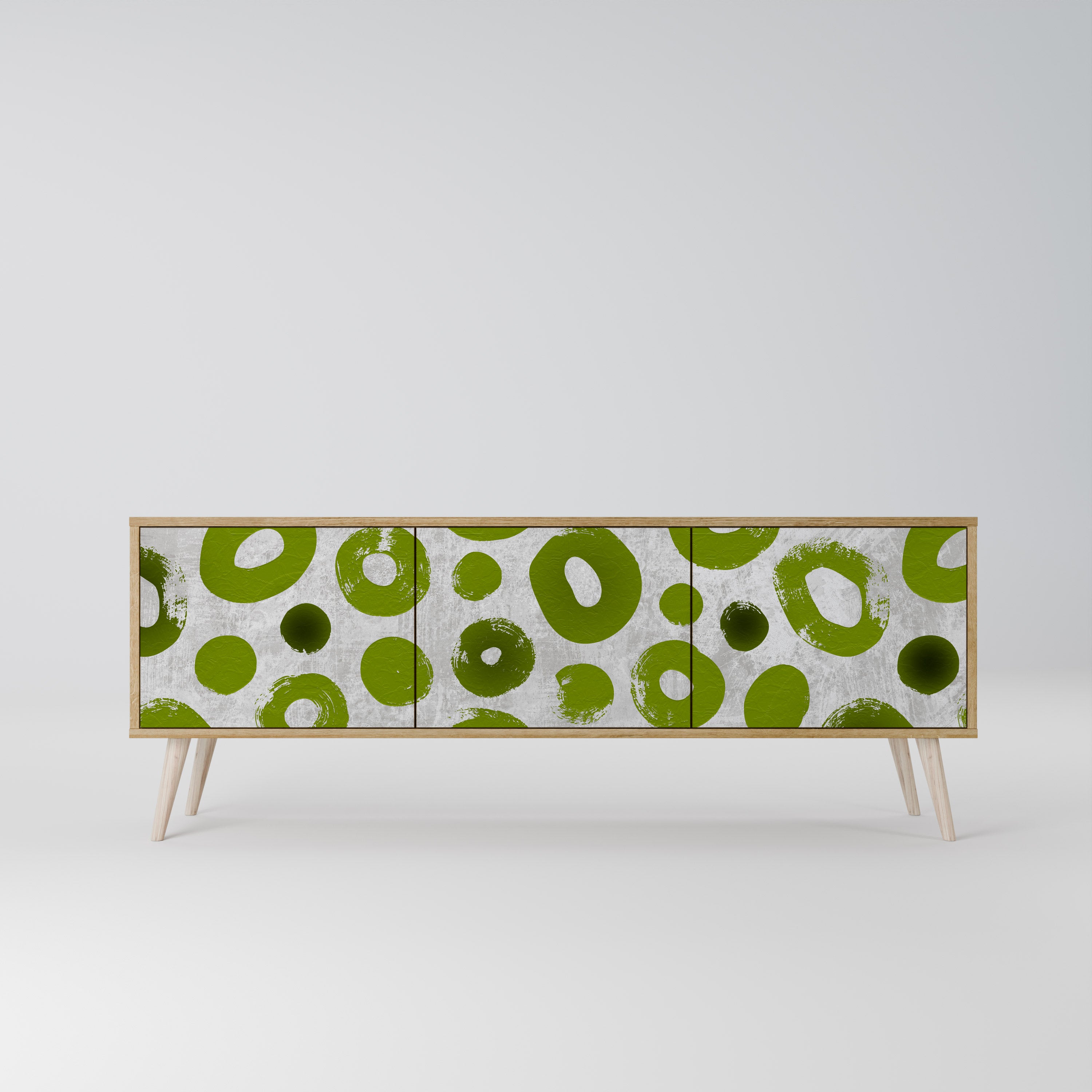 GREEN RHAPSODY Třídveřový TV stolek
