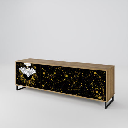 STELLAR CONSTELLATIONS Třídveřový TV stolek