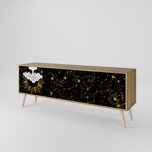 STELLAR CONSTELLATIONS Třídveřový TV stolek